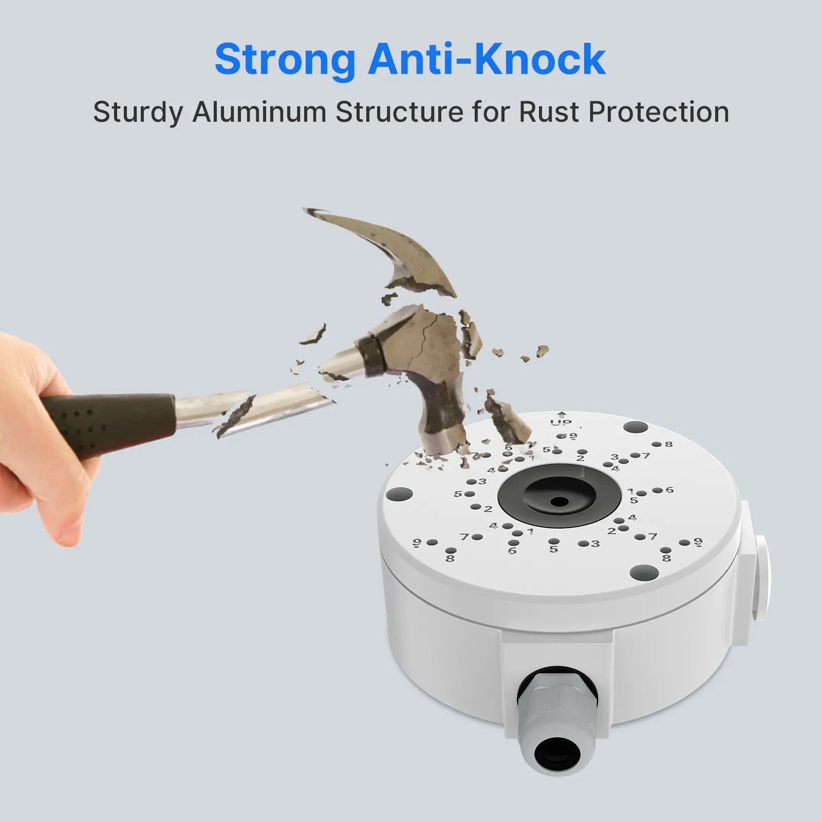 CCTV Camera Junction Box Waterproof Accessories Mount Base For All Kind Of Security Surveillance  Installation