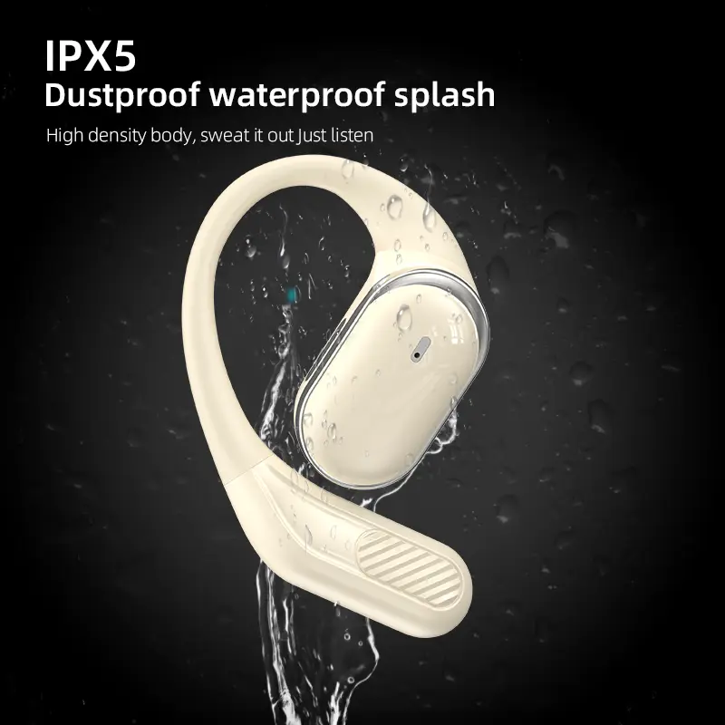 Bluetooth 5.4 Earphone Sport Stereo Waterproof Wireless Headphone Low Latency Earbuds Noise Cancellation Headset with Microphon