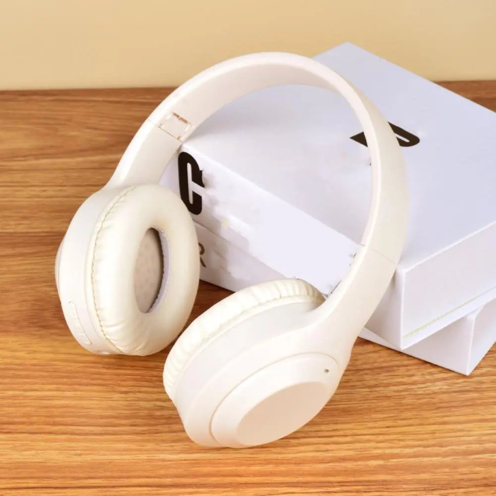 Wireless Headset Over-ear Headphones with Active Noise Cancelling Hi-res Audio Bluetooth-compatible Headset for Music