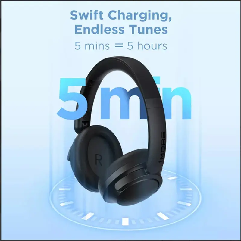 1MORE SonoFlow SE Headphones Wireless Bluetooth Fast Charge Active Noise Cancelling 70H Battery Life  HQ30 HIFI ANC  For xiaomi