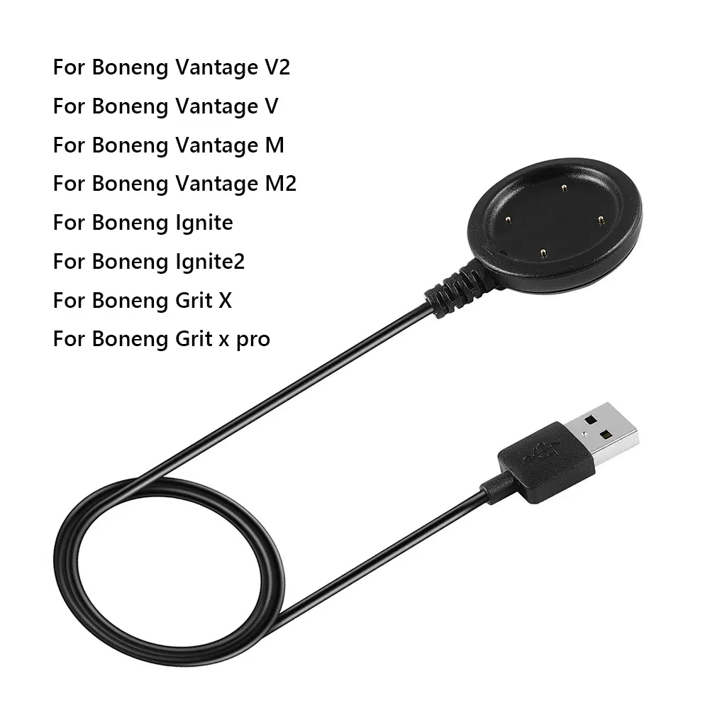 1m Charger Cable 5V 1A PVC USB Charging Cable Smart Watch Accessories Charger Cradle for Polar Ignite/Ignite 2/Grit X/Grit X Pro