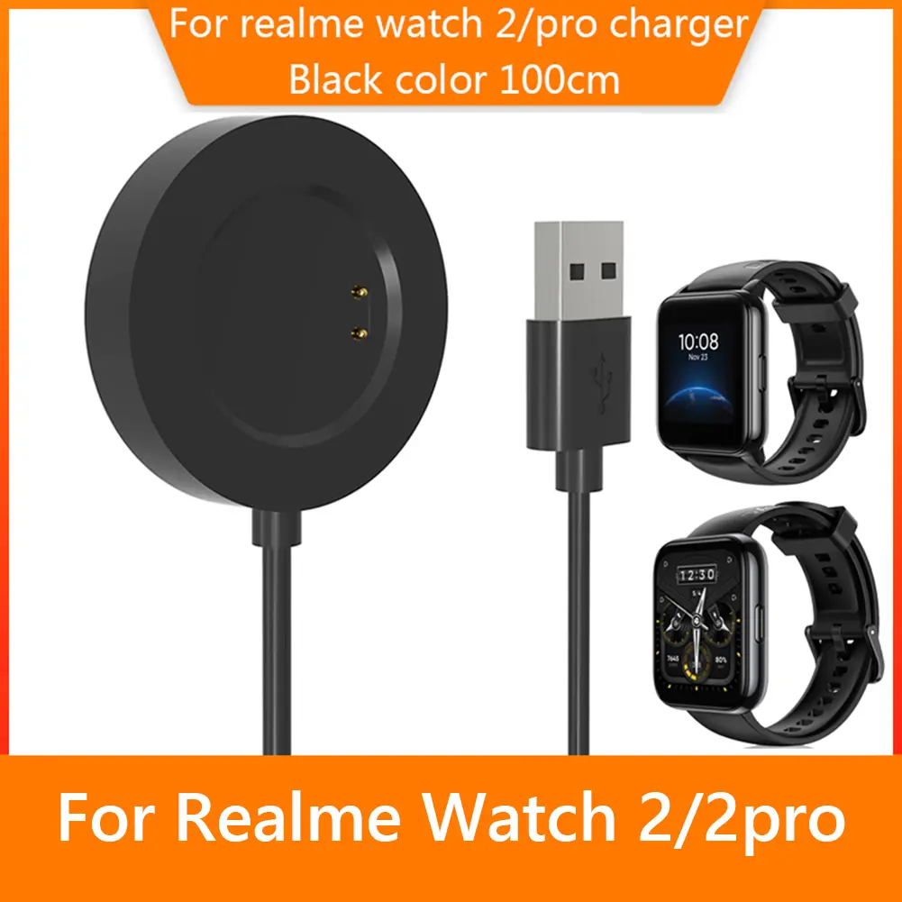 for Realme Watch 2/Pro USB Charger Dock Cable Sport Smartwatch Power Supply Station Device Power Accessory