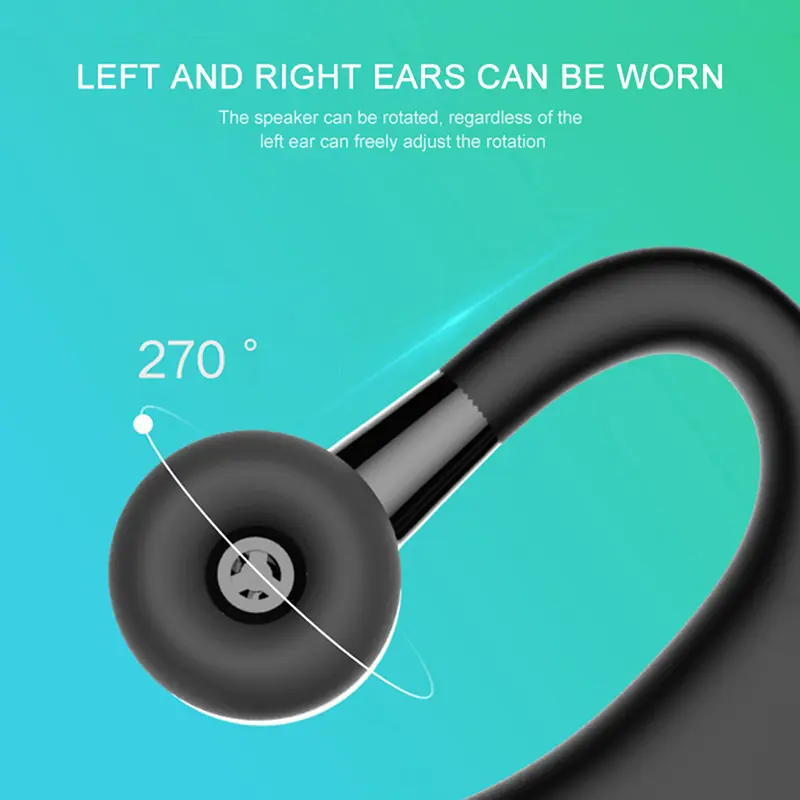 NEW V9 Bluetooth Earphone Long Standby Business Headphone HD Call Bluetooth Wireless Earbuds With MIC For iphone samsung Huawei