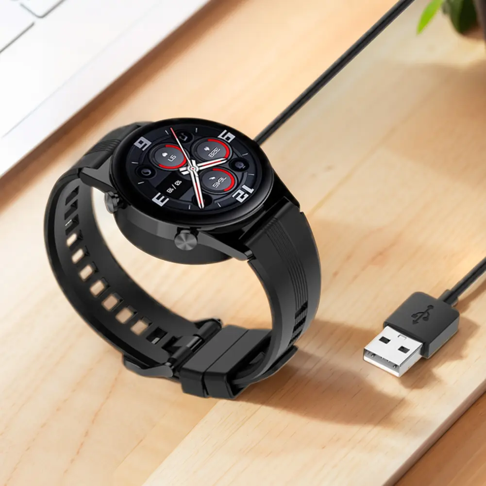 Magnetic Charger Dock 1m USB Charging Cradle Replacement Charger Charging Cradle Dock for Honor Watch 4/GS4/GS3