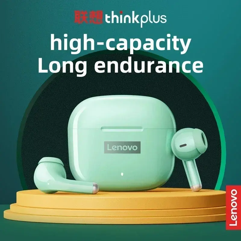 Original Lenovo Thinkplus LivePods LP40pro TWS Semi-in-ear Ergonomic 5.1 Bluetooth Earphone Wireless Stereo Music Calls Headset