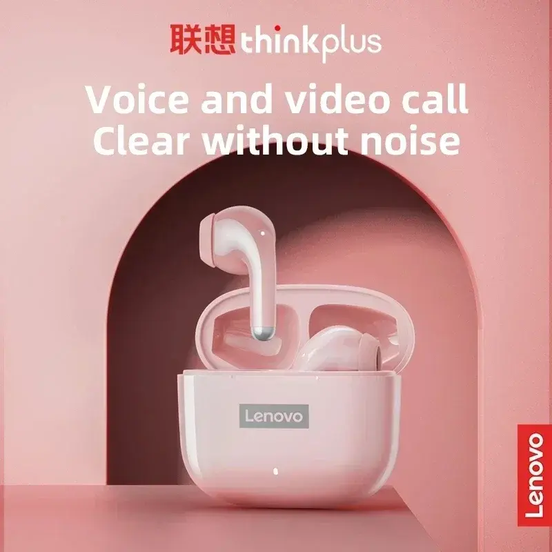 Original Lenovo Thinkplus LivePods LP40pro TWS Semi-in-ear Ergonomic 5.1 Bluetooth Earphone Wireless Stereo Music Calls Headset