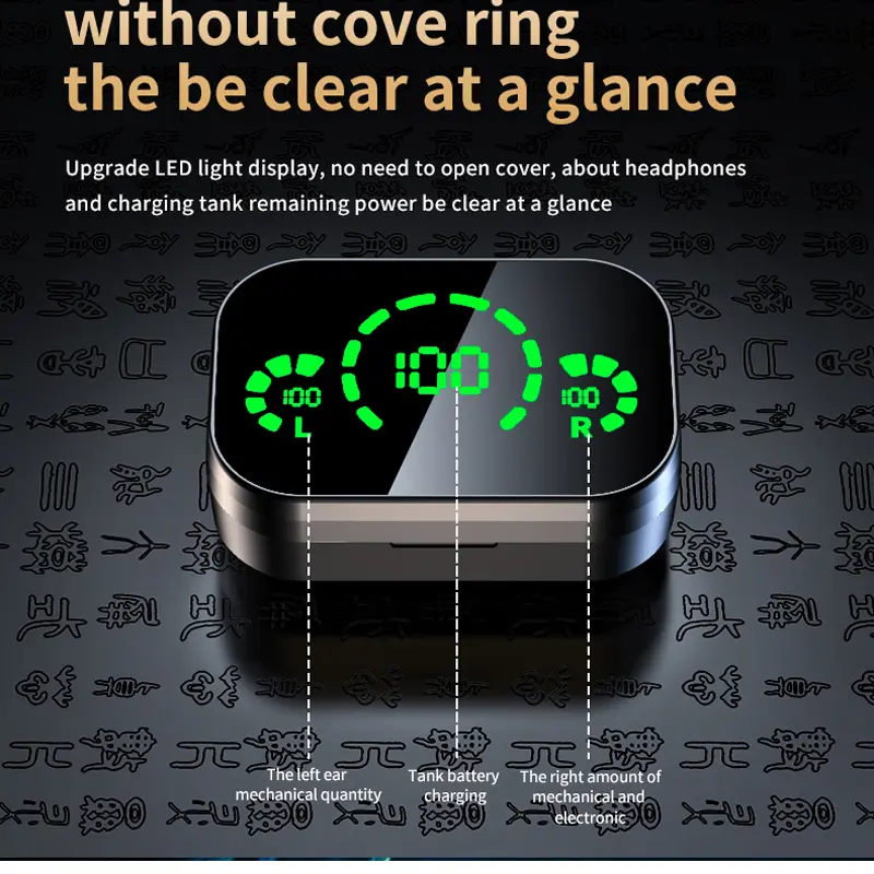 Soleeanre Wireless Headphones Earphone Bluetooth Hifi Stereo Sport Earbuds Headset Gamer Hearing Aid With Mic Handfre