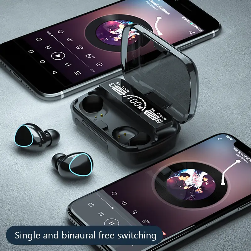 2025 Original Headphones Bluetooth Wireless Earpods Sports Stereo Noise Canceling Earphones Microphone Speaker Gaming Headset
