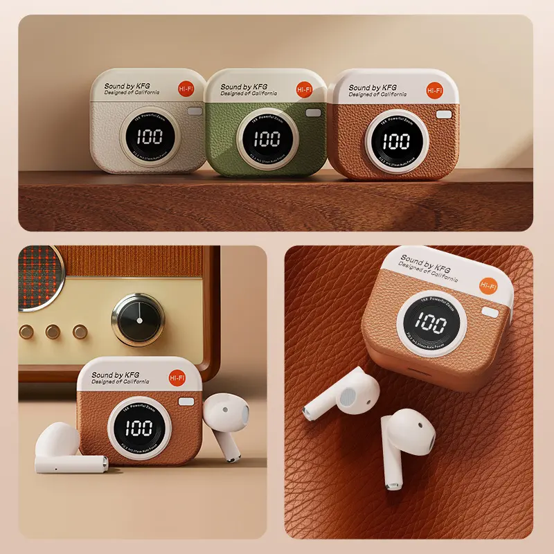 Wireless Bluetooth Earphones Stereo Headphone In-Ear HiFi Earbud Hands Free Headset Waterproof Earpieces Sport Earbuds For Phone