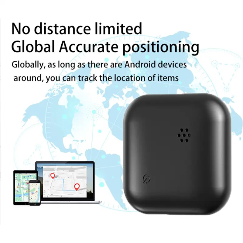 Y45A-Gps Tracker Works With Android Google Global Positioner 4 Pcs Anti-Loss Locator Device For Car Pet Wallet Kids