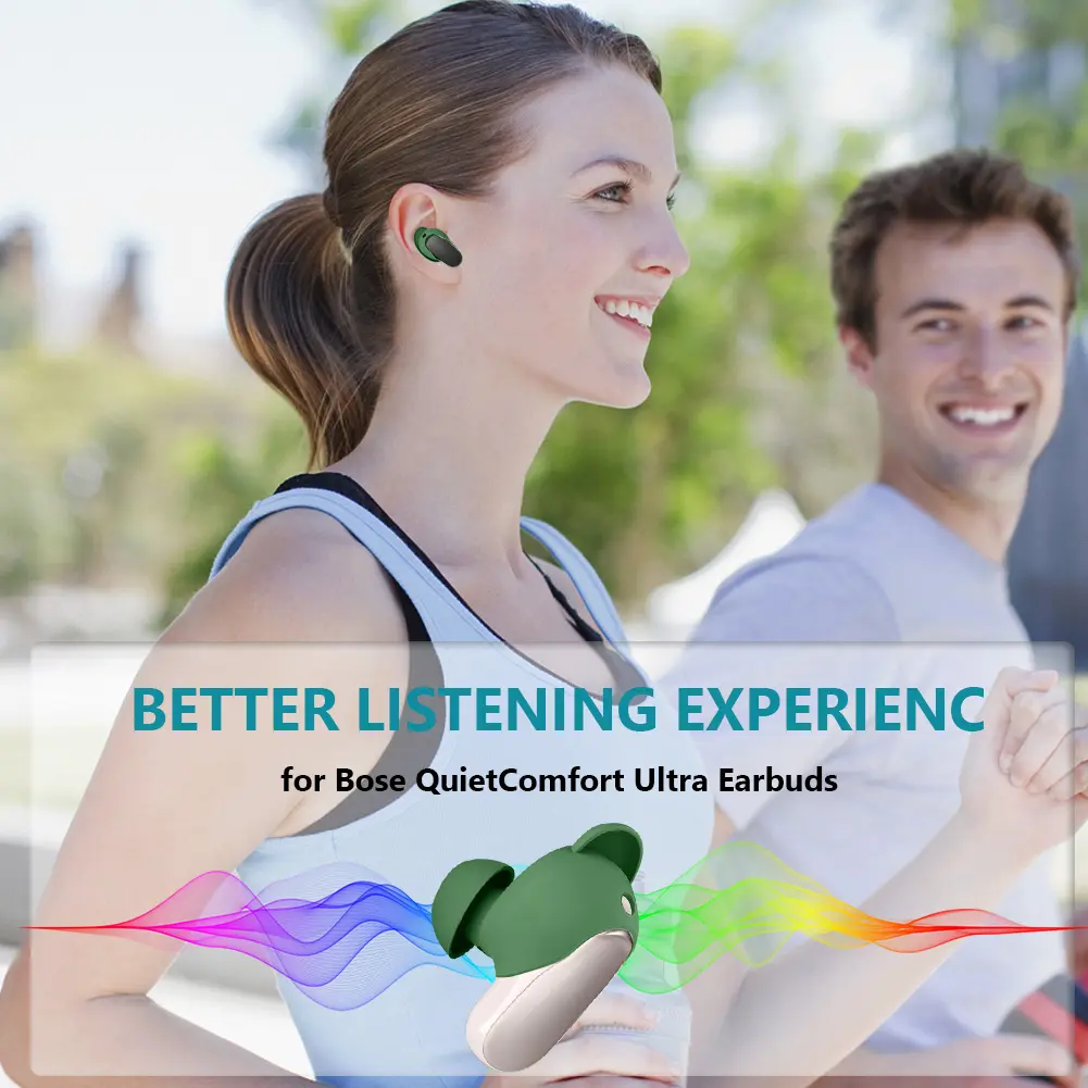 3-6Pairs Replacement Earbuds Cover for Bose QuietComfort Earbuds II / Ultra Earbuds Silicone Dustproof Earphone Earbuds Ear Tips