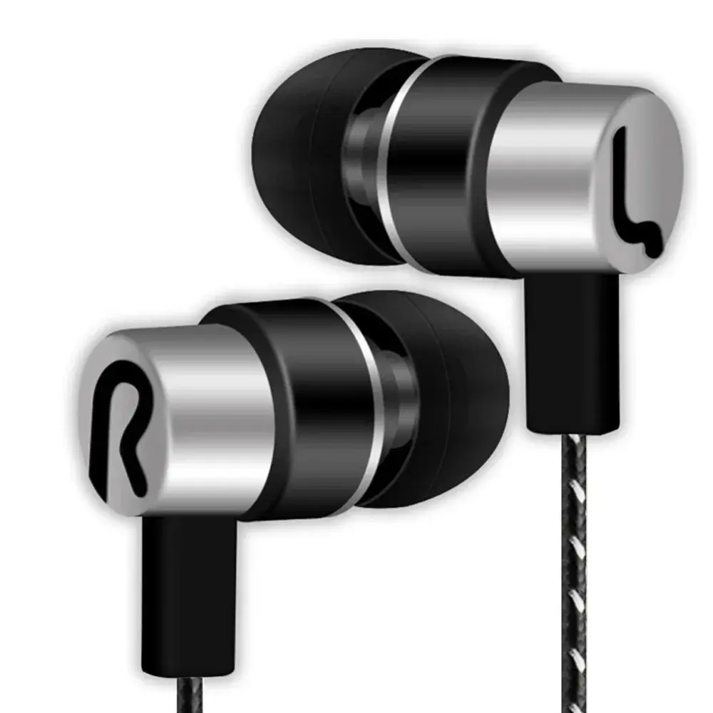 Universal In-Ear Wired Earphone Noise Reduction Stereo Earphones Noodles Style Sport Headset For Samsung Huawei Headphones