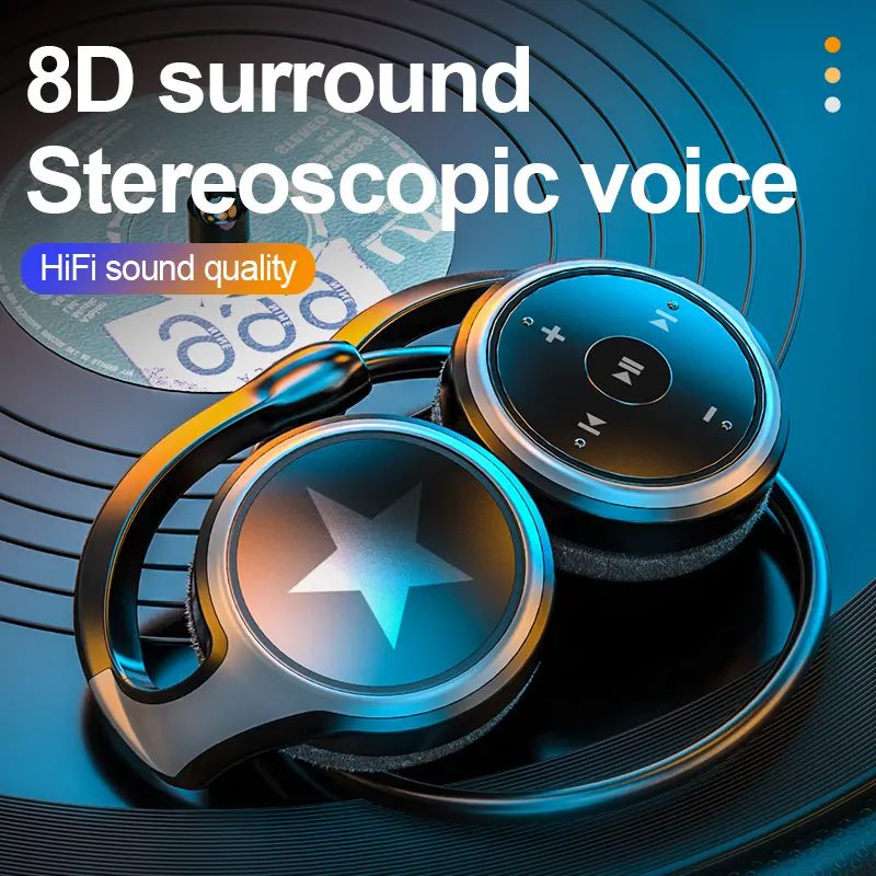 Choice TWS Bluetooth Earphone Waterproof Wireless Headphones with Mic Ear Hooks Stereo Music Earbuds for Phone Gaming Headset