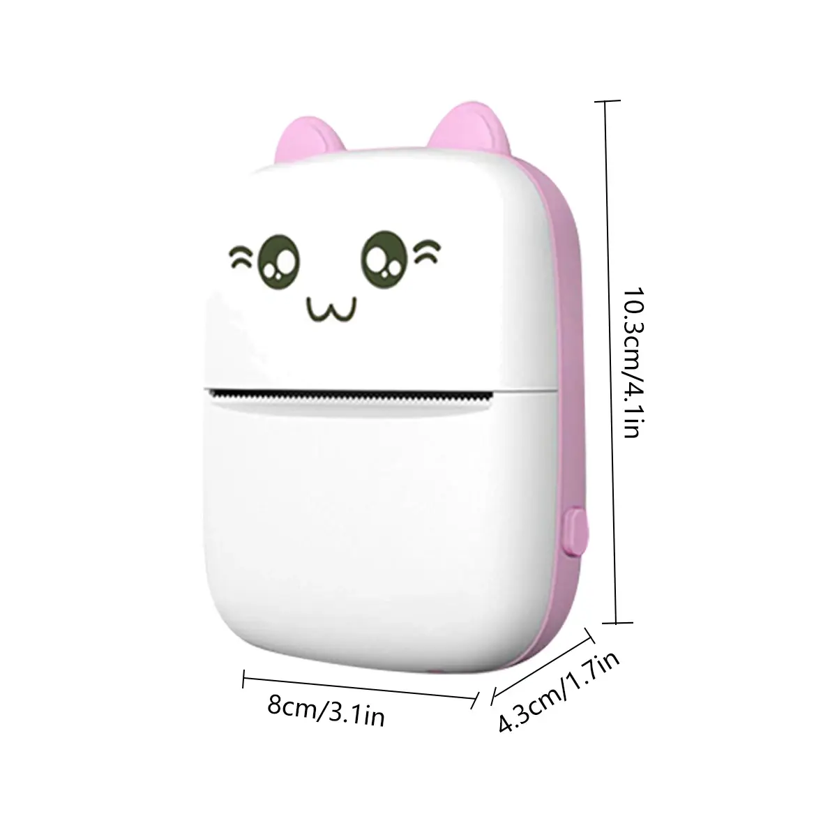 Mini Thermal Printer Wireless BT Label Photo Memo Wrong Question Printing Tag Bluetooth Printer USB Cable Portable