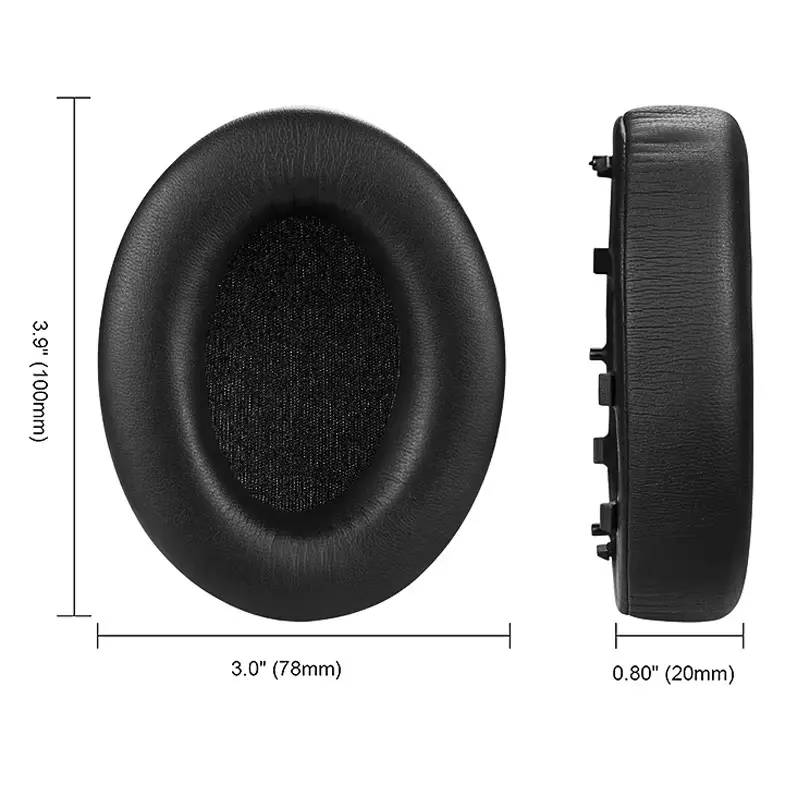 Replacement Ear pads for Sony WH-1000XM4 Headphones Memory Foam Ear Cushions High Quality Earpads headset Leather case Earmuff