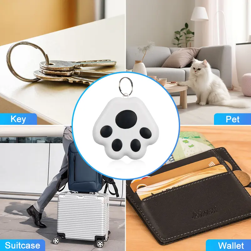 Cat Dog Tracking Loss Prevention Locator,Waterproof Device Tool Pet GPS Locator For Finding Objects Kids Children Wallet Luggage