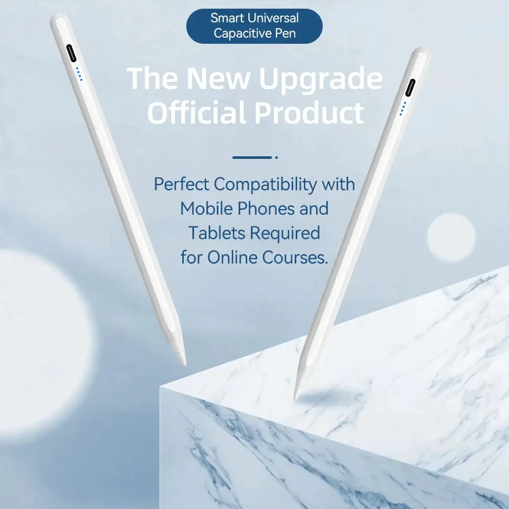 Universal Stylus Pen for iPhone Huawei iOS Android Tablets Phones Apple Pencil Compatible Fast Charging Pencil  Replaceable Nibs