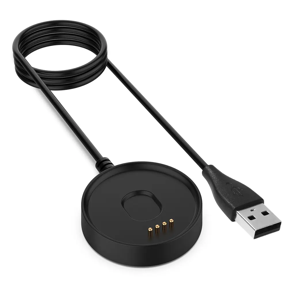 2021 100cm Charger Magnetic USB Watch Fast Bracelet  Charger Cradle Charging Dock Cable for Ticwatch E2/S2 Smart Watch