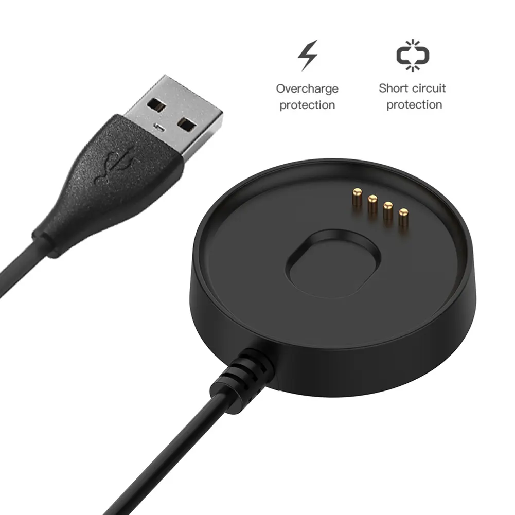 2021 100cm Charger Magnetic USB Watch Fast Bracelet  Charger Cradle Charging Dock Cable for Ticwatch E2/S2 Smart Watch