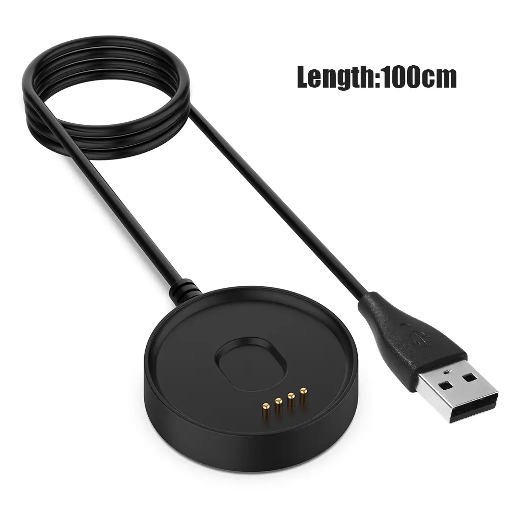 2021 100cm Charger Magnetic USB Watch Fast Bracelet  Charger Cradle Charging Dock Cable for Ticwatch E2/S2 Smart Watch
