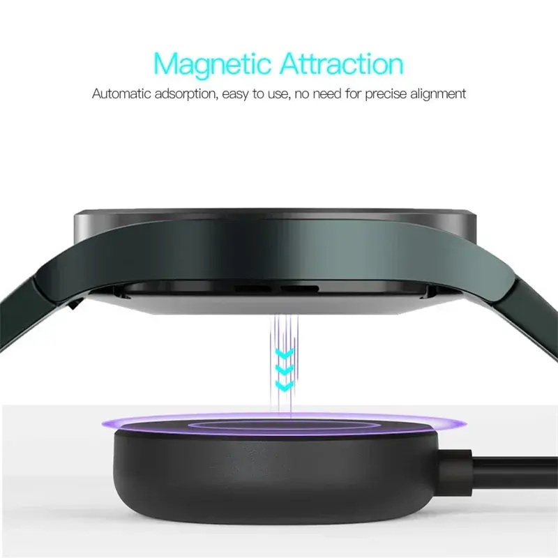 Watch Wireless Charger For Samsung Galaxy Watch 7/6/5 5Pro 4/3 Active 2 Portable USB Type C Charging Dock Station Fast Charge