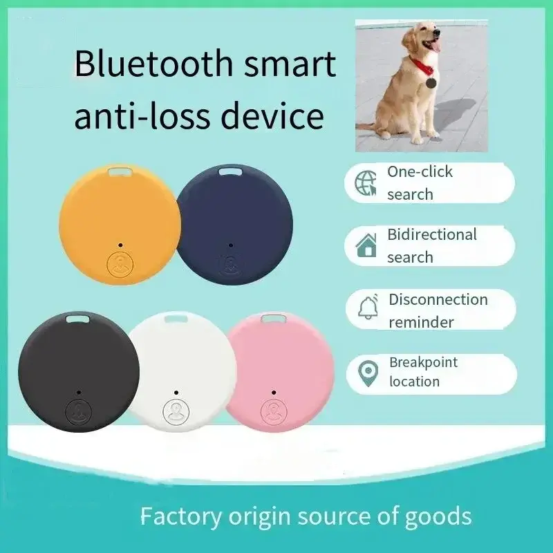 Mini GPS Tracker Bluetooth 5.0 Anti-Lost Device Pet Kids Bag Wallet Tracking for IOS/ Android Smart Finder Locator Accessories