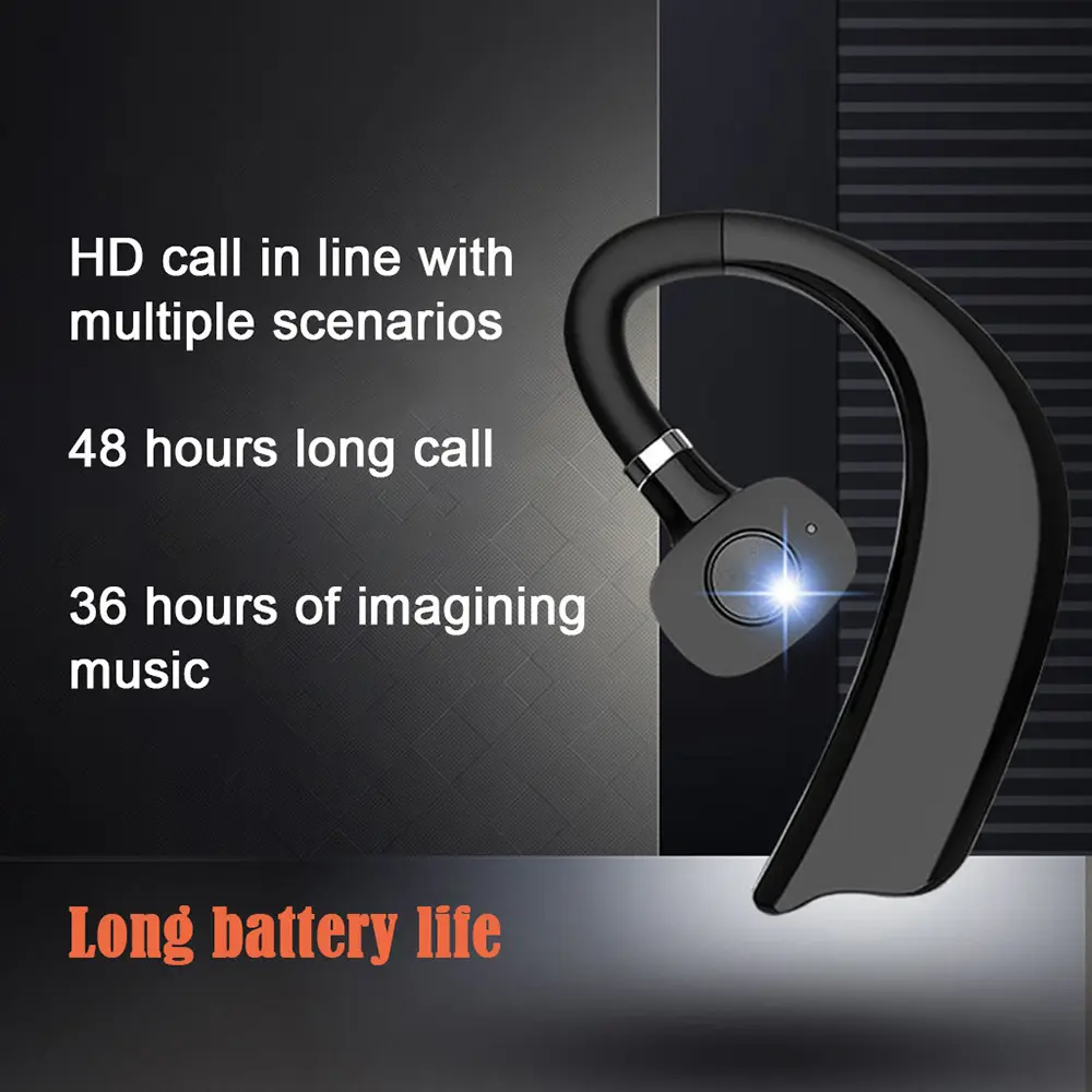 Business Bluetooth Earphone HIFI Sound Quality Noise Cancelling Long Standby Wireless Headphone Gaming Music Headset With HD Mic
