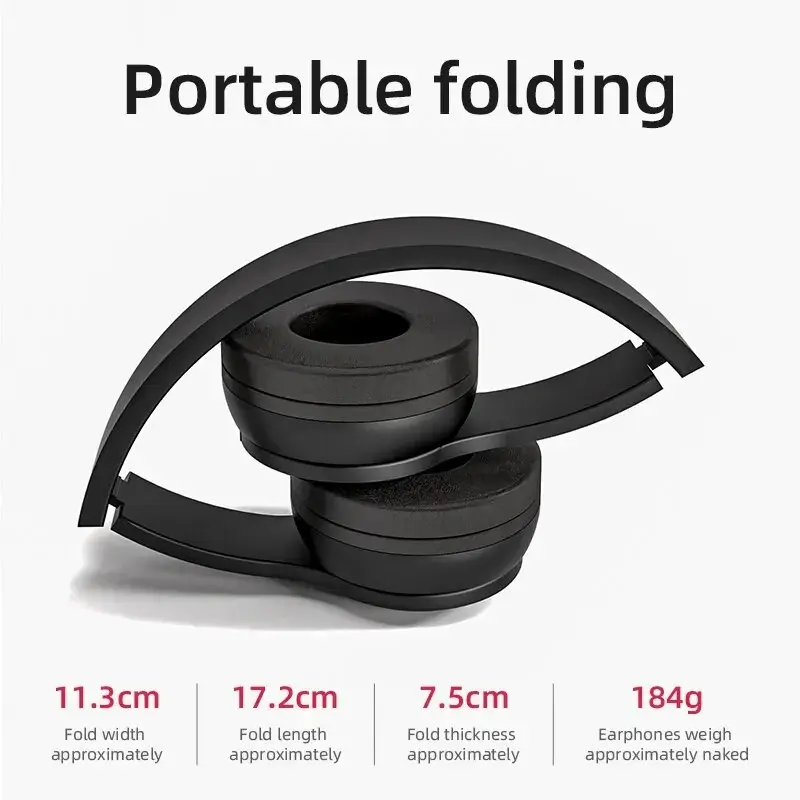 Handsfree Wireless Headphones Noise Canceling Headphone Earphone P47 headset Bluetooth Head Phone for iPhone Huawei Samsung S22