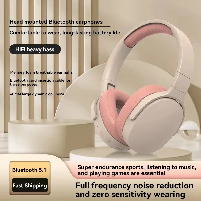 XIAOMI Mijia Head-mounted Wireless Bluetooth Headphones With Mic Noise Cancelling Headsets Stereo Sport Gaming Earphones 2025