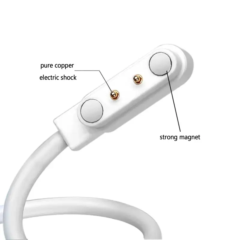 2 pins 4pins Smartwatch Dock Charger Adapter USB Charging Cable Cord for Adult/Kids Smart Watch Power Charge Wire Accessories
