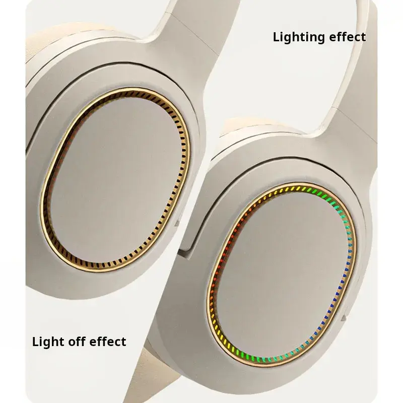 2025 New Wireless Headphones Over-ear Foldable Bluetooth Headset HIFI Stereo Noise Reduction Gaming Earbuds With Microphone