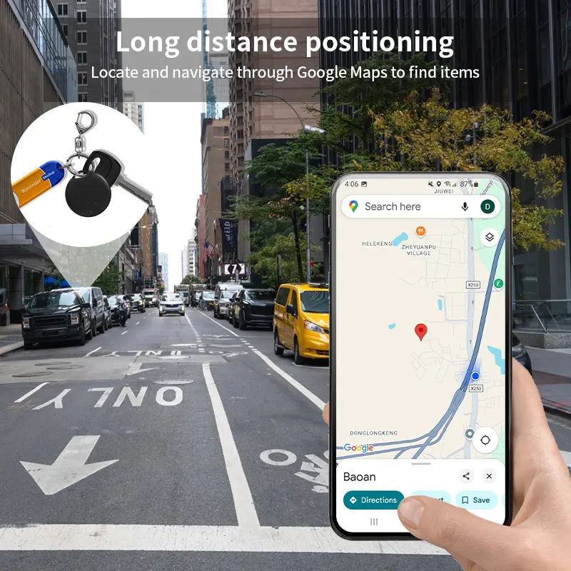 For Google Smart GPS Tracker Work With Android Find My Bluetooth Locator Keys Elderly Pet Finder for Samsung XIAOMI Phones