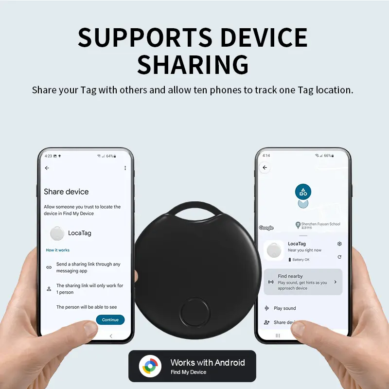 For Google Smart GPS Tracker Work With Android Find My Bluetooth Locator Keys Elderly Pet Finder for Samsung XIAOMI Phones