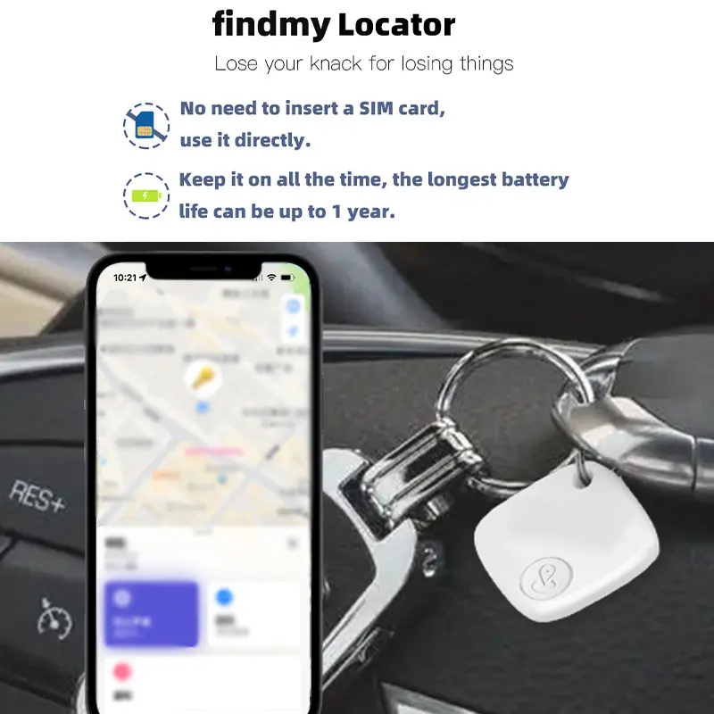 Bluetooth Mini Tracking Device for Apple Find My APP Smart Tag Kid Pet Car GPS Lost Tracker Anti-Lost Alarm Reminder Positioner