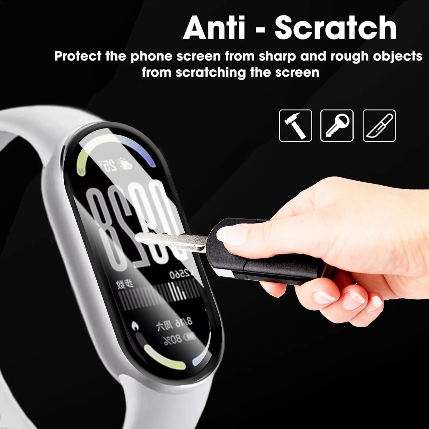 3D Screen Protector for Xiaomi Band 10 Anti-scratch Film Full Coverage HD Protective Film For MiBand 10 (Not Glass) Accessories