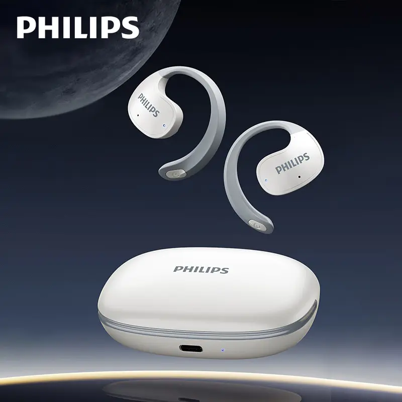 Choice Original Philips TAT2708 Wireless Bluetooth Earphones ENC Noise Cancelling Game Headset Waterproof Sport Stereo Earbuds