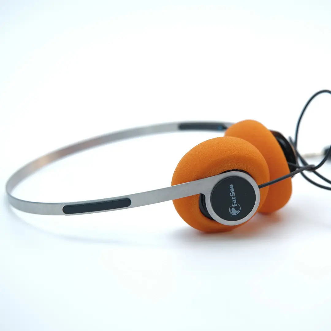 Farsoo KPH40 headphone with mmcx speaker units mmcx detachable wired 3.5mm cable or bluetooth cable  deep bass music headset
