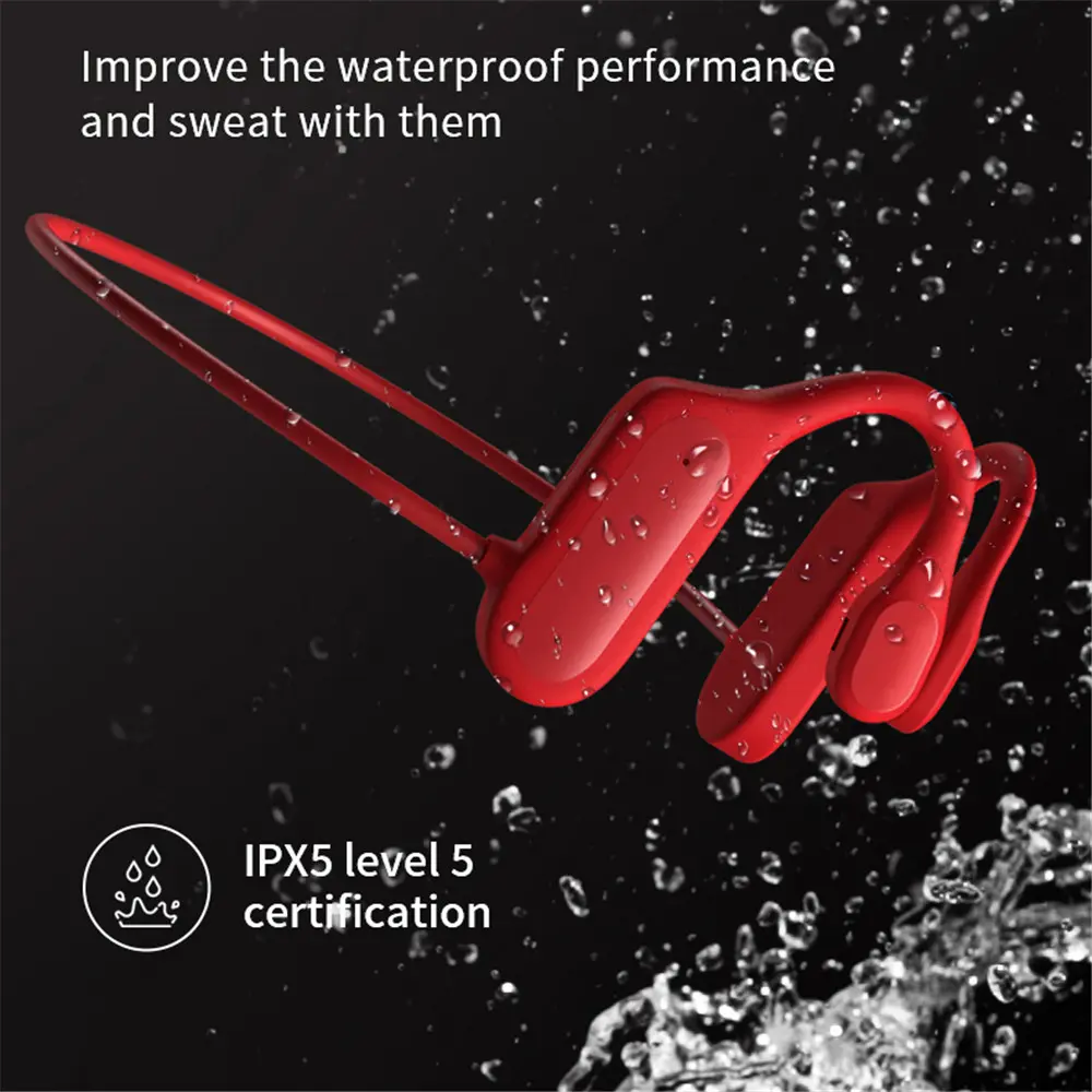 Bluetooth 5.2 Earphones Ear Hook Headphones TWS Wireless Headsets 360 Bend Arbitrarily Noise Reduction Earbuds for Phone