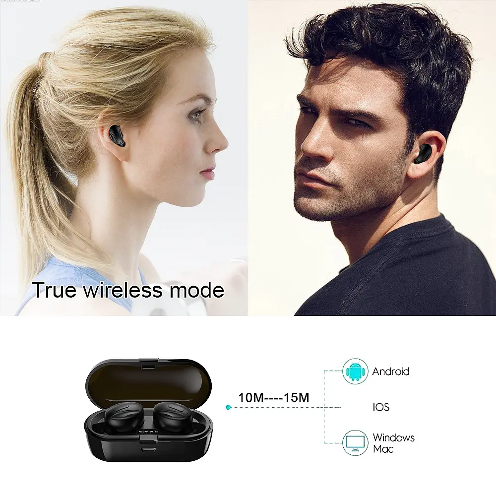 XG13 wireless bluetooth headset TWS in-ear binaural stereo earphones wireless earphones Bluetooth headphones