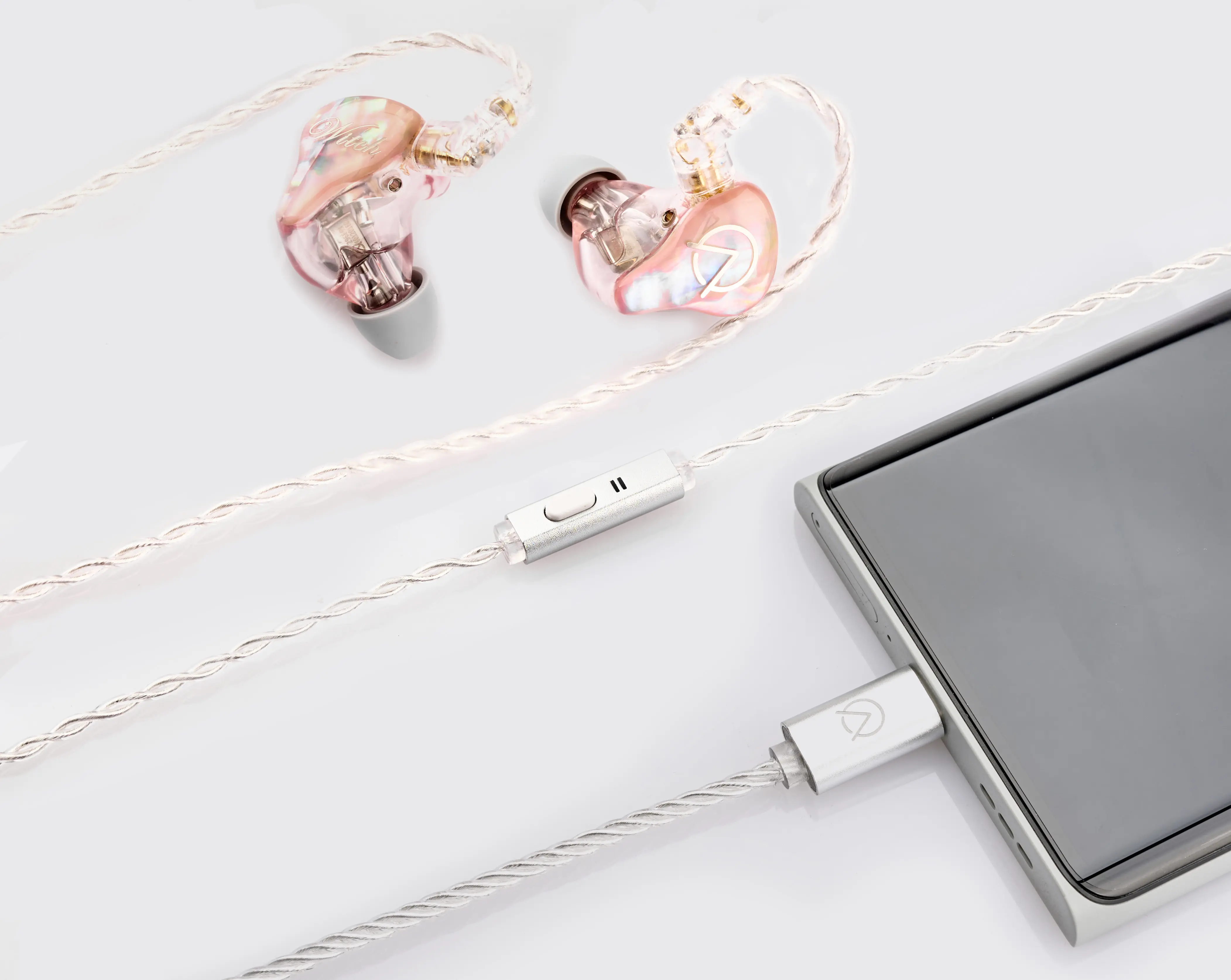 OpenAudio Witch Pro In Ear Earphone 1DD+1BA Hybrid Drive IEMS 0.78mm 2 Pin 4 Core OFC Cable Earbuds HiFi Music Monitor Headphone