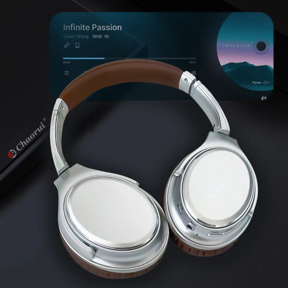 2025 Classic Metal Design Wireless Bluetooth Headphones HIFI Stereo Headsets Gamer Earphones TF/AUX Music Player Noise Reduction