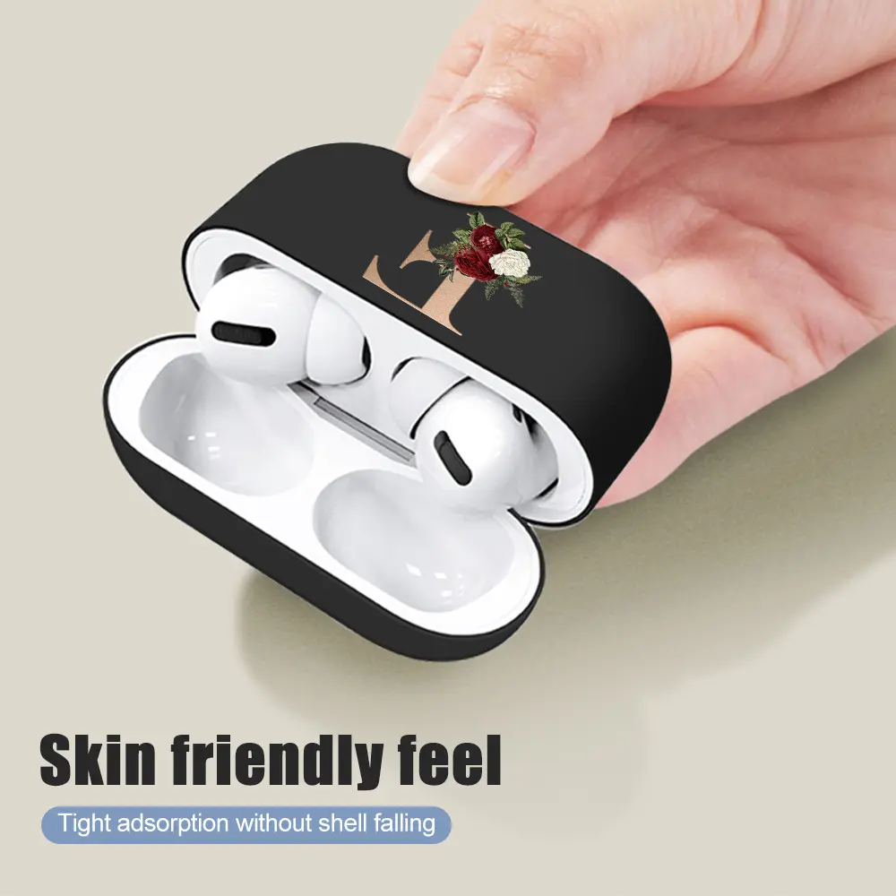 For Airpods Pro 2 USB C Case Silicone Letters Earphone Case For Apple AirPods  4 2nd Generation Pro2 Funda Headset Sleeve Case