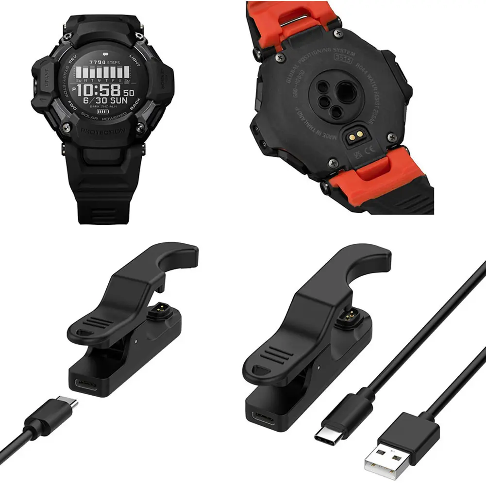 USB Charging Cable Watch Charging Stand 5V 1000MA Charging Base Dock Cradle Fit for Ca Sio G SHOCK GBD-H2000