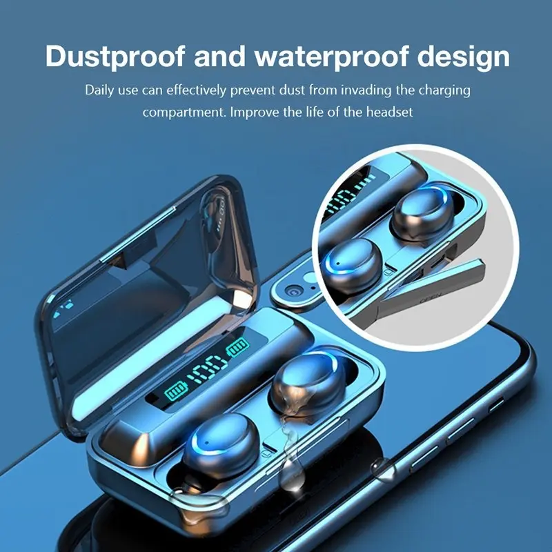 Wireless bluetooth earphones Wireless In-ear Gaming Headset With Digital Display Sports Headset audifonos bluetooth