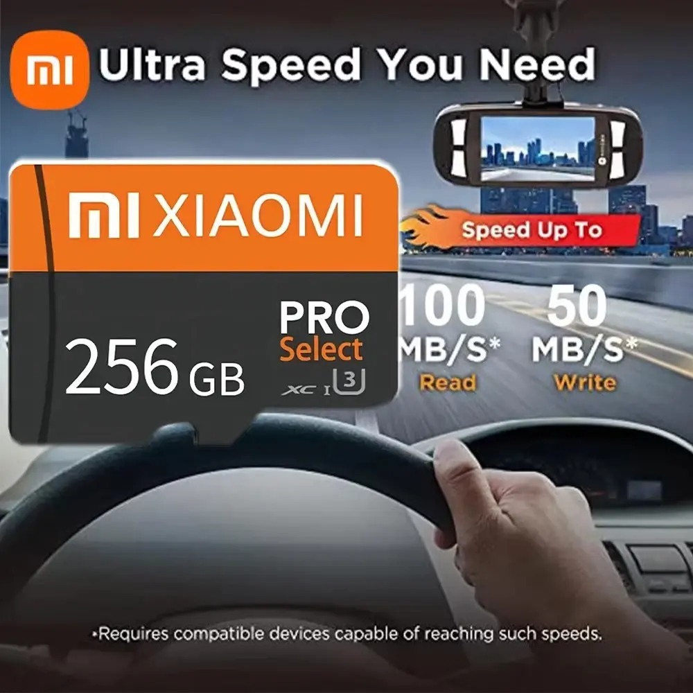 Xiaomi Micro TF Card 2TB 1TB High Speed SD Memory Card 128GB 256GB  Memoria SD U3 TF Flash Card For Xiaomi Phone Camera Table PC
