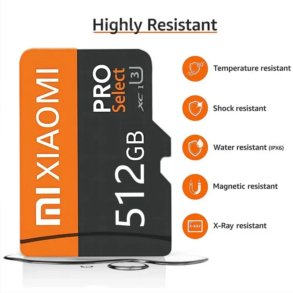Xiaomi Micro TF Card 2TB 1TB High Speed SD Memory Card 128GB 256GB  Memoria SD U3 TF Flash Card For Xiaomi Phone Camera Table PC
