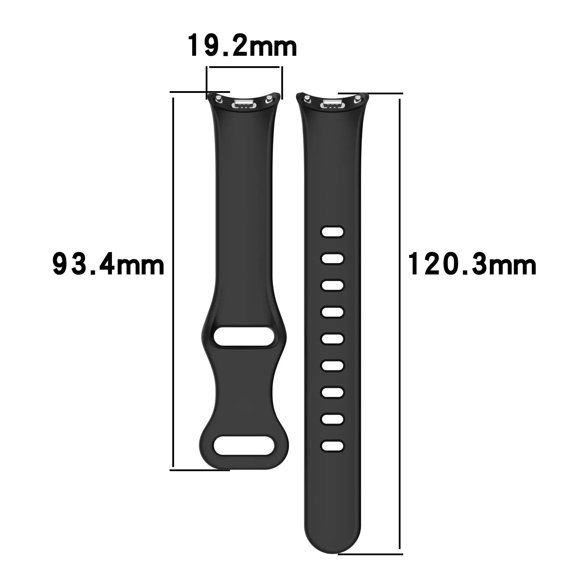 Solid color strap for Xiaomi Mi Band 9 8 Strap NFC Sport Rubber Bracelet Wristband for Xiaomi Smart Band 8 9 watch band