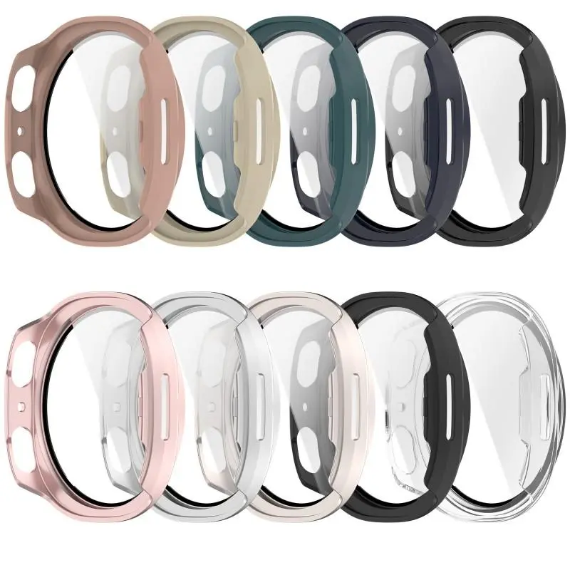 PC+Tempered Glass Case for Samsung Galaxy Watch8 8 Classic Protector for Samsung Galaxy Watch 8 44mm 40mm Cover Shell Accessorie