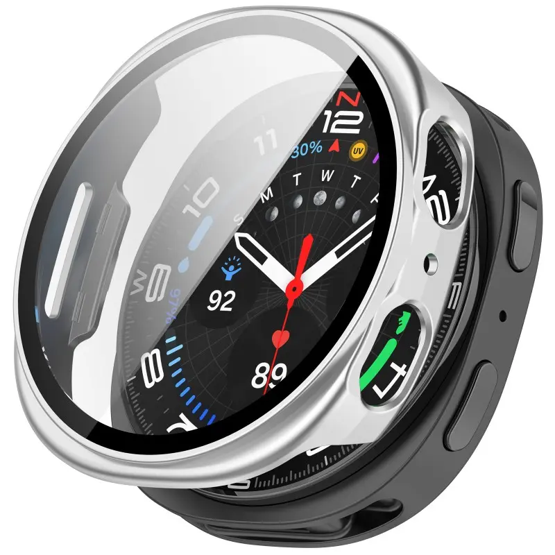 PC+Tempered Glass Case for Samsung Galaxy Watch8 8 Classic Protector for Samsung Galaxy Watch 8 44mm 40mm Cover Shell Accessorie