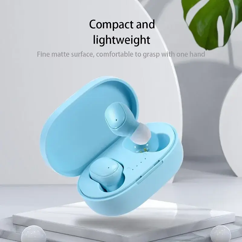 A6S TWS Wireless Bluetooth Headphone 5.0 Earphones Sport Earbuds Headset With Mic For IPhone Samsung Huawei For Cell Smartphones